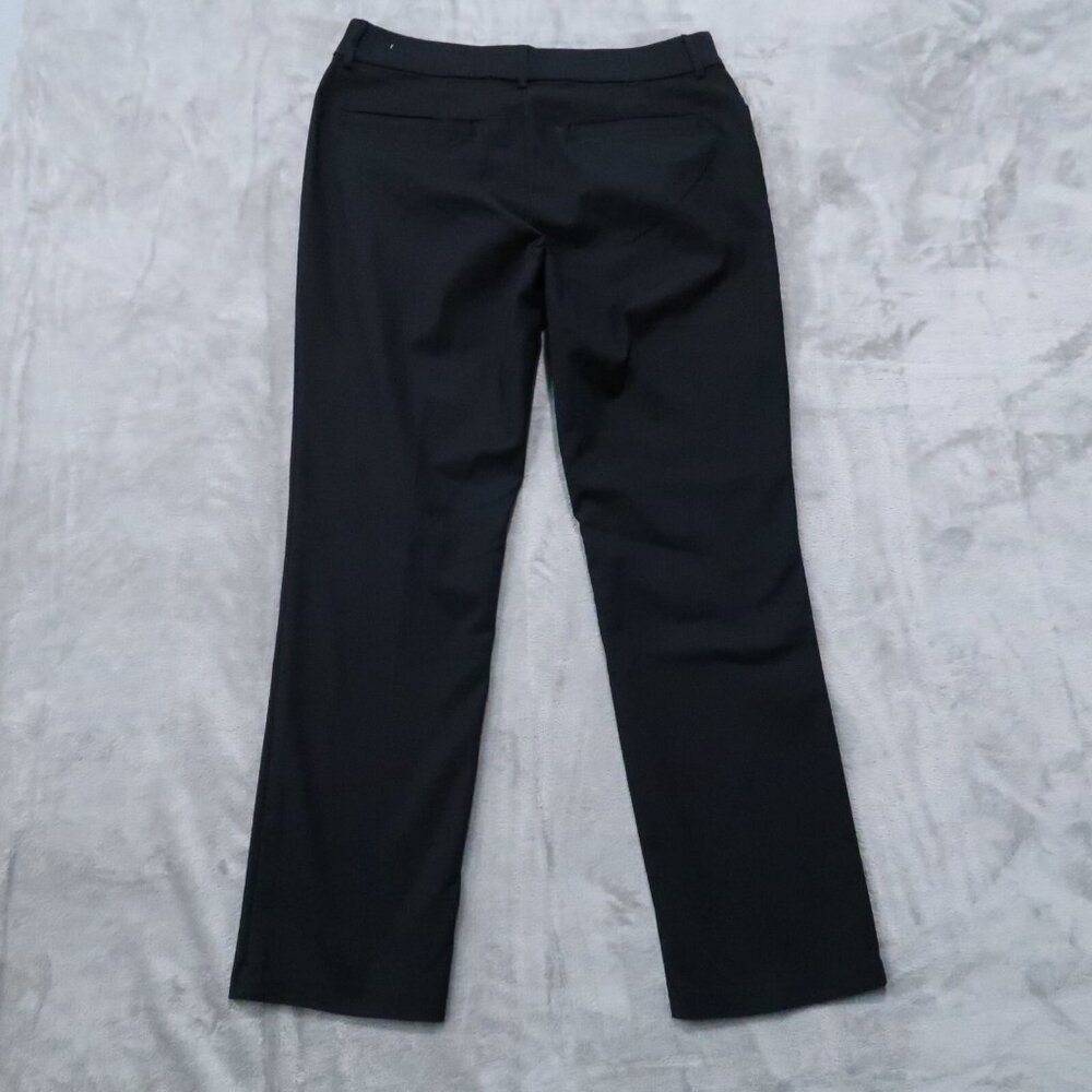 Lee Pants Women 14 Black Straight Secretly Shapes Trousers Business Casual - Picture 3 of 14